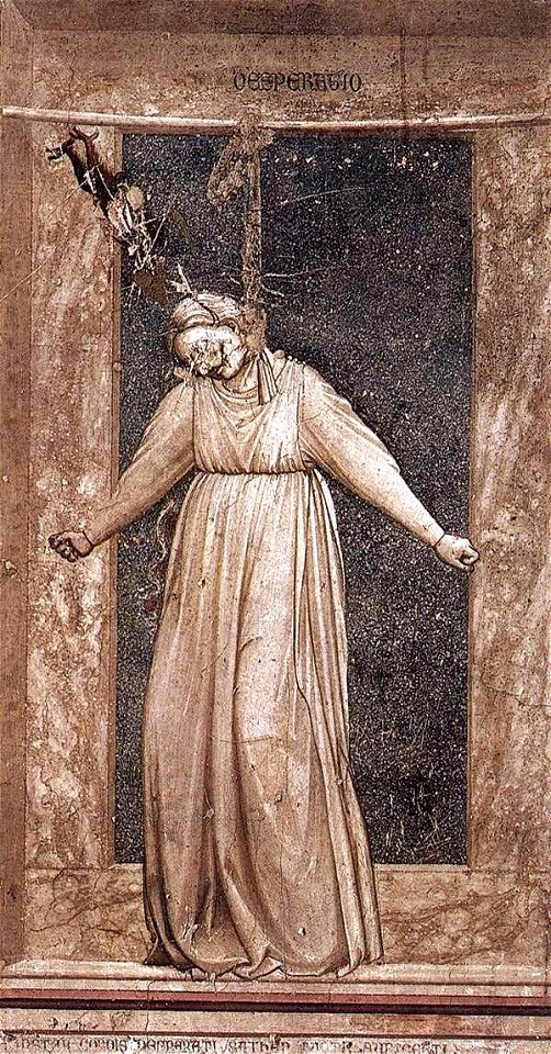 Giotto di Bondone - No. 47 The Seven Vices - Desperation - WGA09274