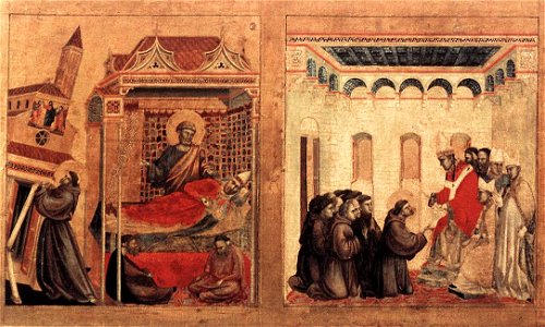 Giotto di Bondone - Stigmatization of St Francis (detail) - WGA09330