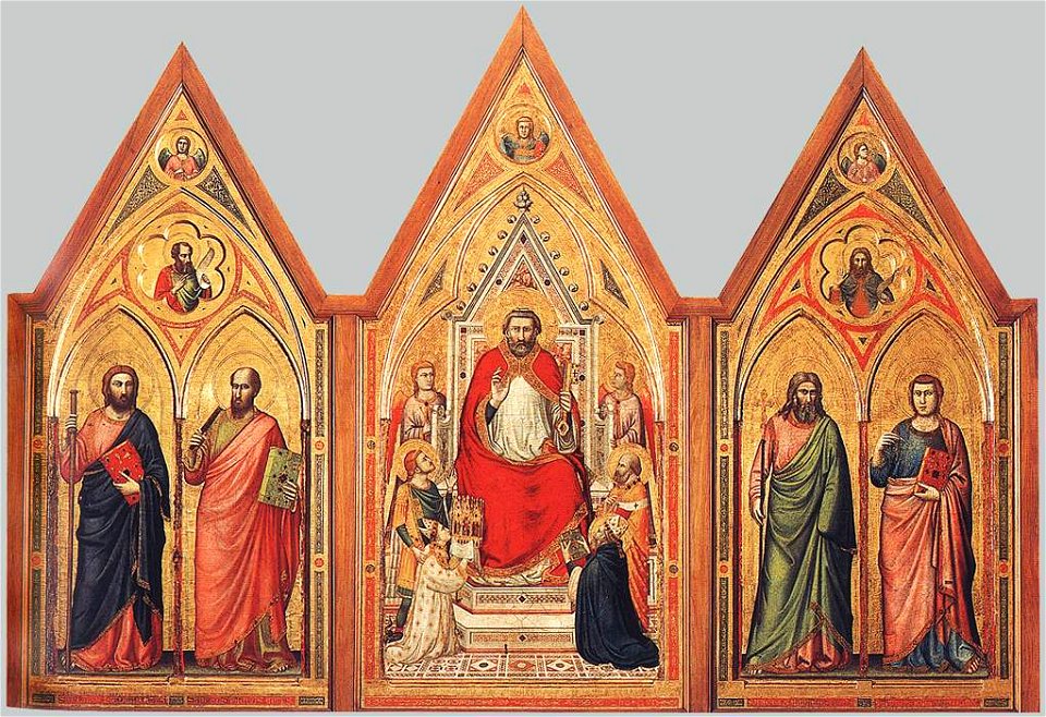Giotto di Bondone - The Stefaneschi Triptych (verso) - WGA9354