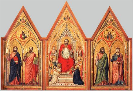 Giotto di Bondone - The Stefaneschi Triptych (verso) - WGA9354