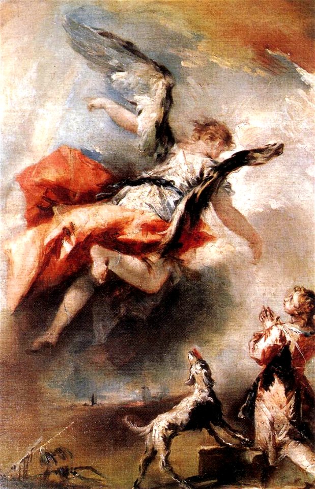 Giovanni Antonio Guardi - The Angel Appears to Tobias - WGA10894