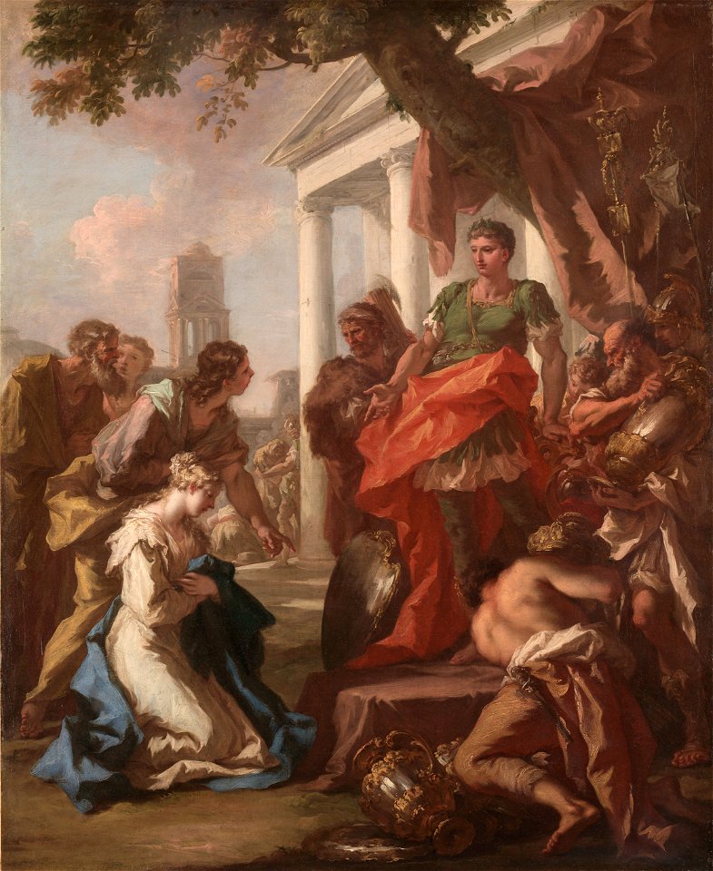 Giovanni Antonio Pellegrini - The Continence of Scipio - 1968.207 - Cleveland Museum of Art