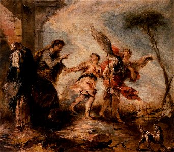 Giovanni Antonio Guardi - The Departure of Tobias - WGA10895