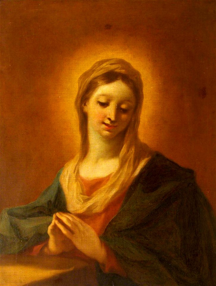 Giovanni Antonio Pellegrini (1675-1741) (attributed to) - The Virgin at Prayer - 996495 - National Trust