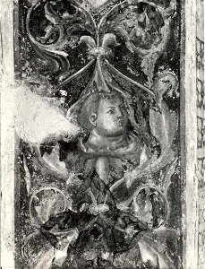 Giotto di Bondone, Motivi decorativi a girali vegetali e putti, 12142 gw