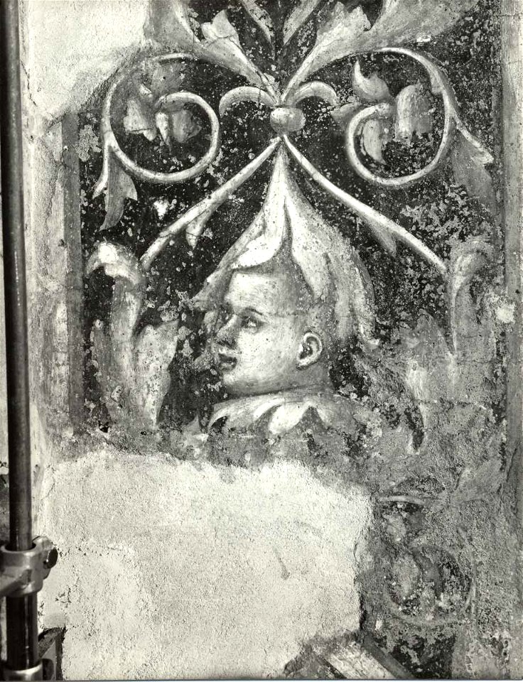Giotto di Bondone, Motivi decorativi a girali vegetali e putti, 12150 gw