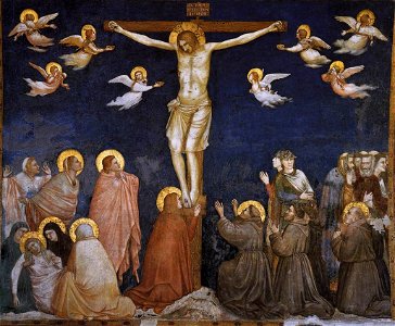 Giotto, Lower Church Assisi, Crucifixion 01