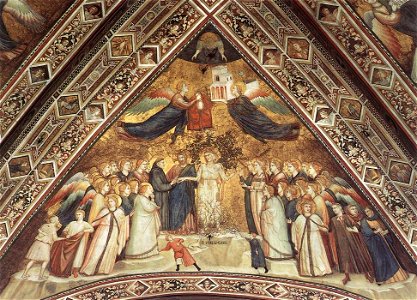 Giotto, Lower Church Assisi, Franciscan Allegories-Poverty 01