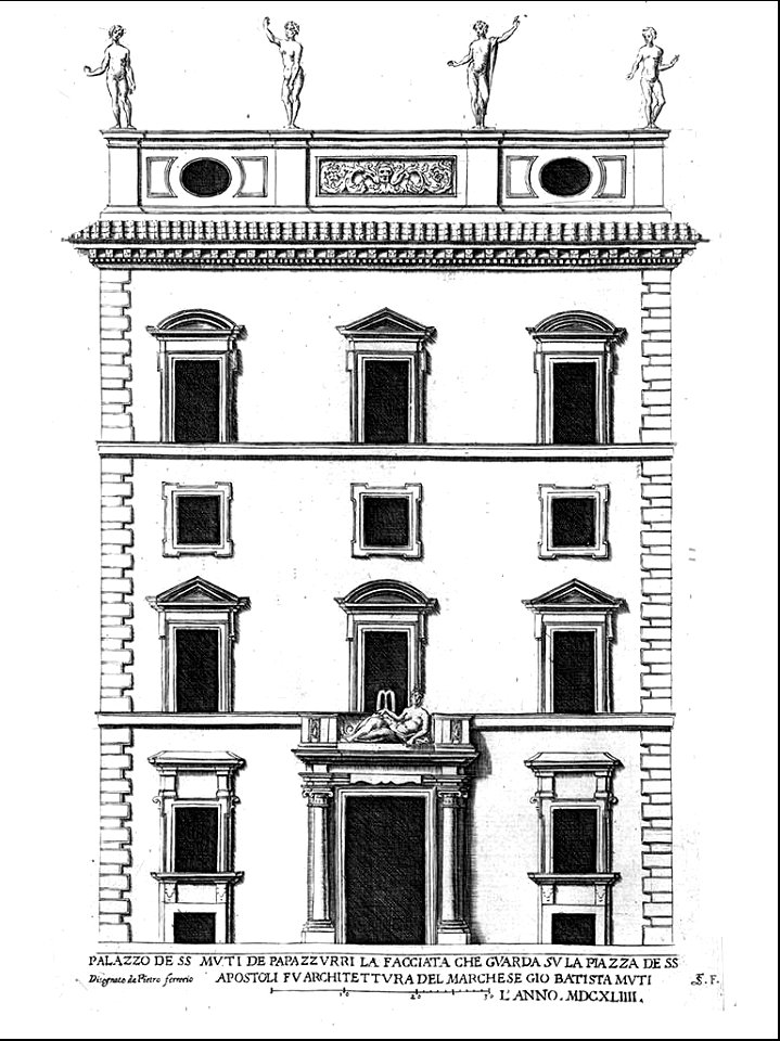 Giovan Battista Falda - Palazzo Muti