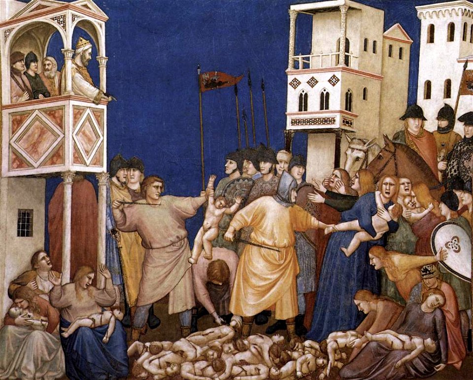 Giotto, Lower Church Assisi, The Massacre of the Innocents 01