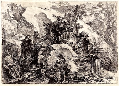 Giovanni B. Piranesi - The skeletons - Google Art Project