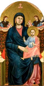 Giotto. Madonna and Child. 180x90cm. 1295-1300. San Giorgio alla Costa, Florence