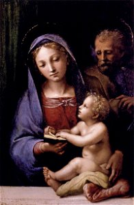 Giovan Francesco Penni - The Holy Family of the Book - WGA17153