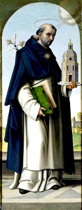 Giovanni Battista Bertucci - Saint Thomas Aquinas - 64.34 - Museum of Fine Arts. Free illustration for personal and commercial use.