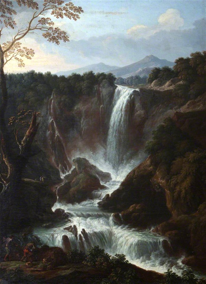 Giovanni Battista Busiri (1698-1757) - The Falls of the Velino near Terni, Known as the Cascata delle Marmore - 1401157 - National Trust