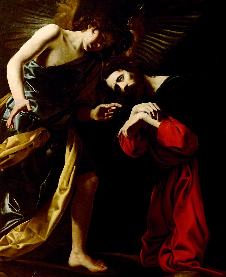 Giovanni Battista Caracciolo, gen. Battistello, , Kunsthistorisches Museum Wien, Gemäldegalerie - Christus am Ölberg - GG F17 - Kunsthistorisches Museum