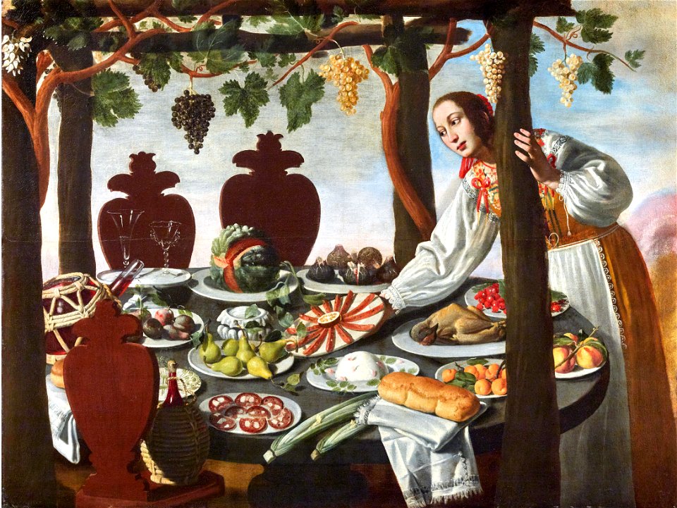 Giovanni Battista Cartei - Allegory of the Seasons or Allegories of the Senses