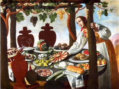 Giovanni Battista Cartei - Allegory of the Seasons or Allegories of the Senses