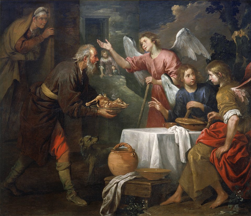 Giovanni Andrea de' Ferrari - Abraham and the Three Angels - 45-1939 - Saint Louis Art Museum