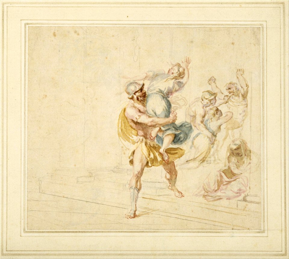 Giovanni Battista Cipriani - The Rape of the Sabine Women - Google Art Project