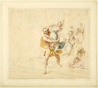 Giovanni Battista Cipriani - The Rape of the Sabine Women - Google Art Project