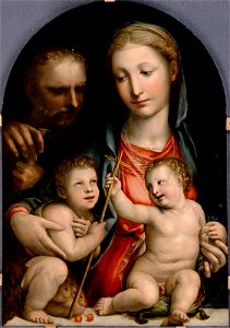 Giovanni Antonio Bassi, gen. Sodoma, , Kunsthistorisches Museum Wien, Gemäldegalerie - Heilige Familie mit Johannesknaben - GG 196 - Kunsthistorisches Museum