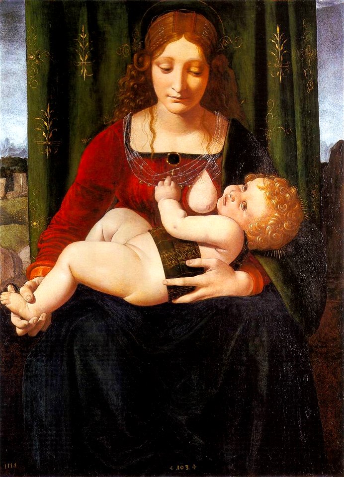 Giovanni Antonio Boltraffio - Virgin and Child - WGA2391