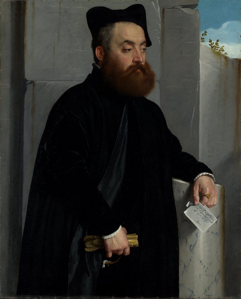 Giovanni Battista Moroni - Canon Ludovico di Terzi - Google Art Project