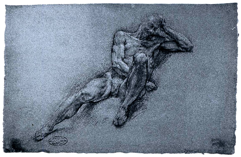 Giovanni Ambrogio Figino - Sleeping Nude Figure - WGA07883