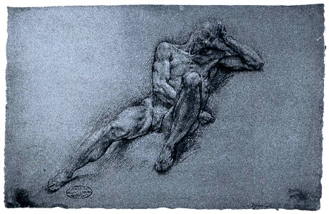 Giovanni Ambrogio Figino - Sleeping Nude Figure - WGA07883