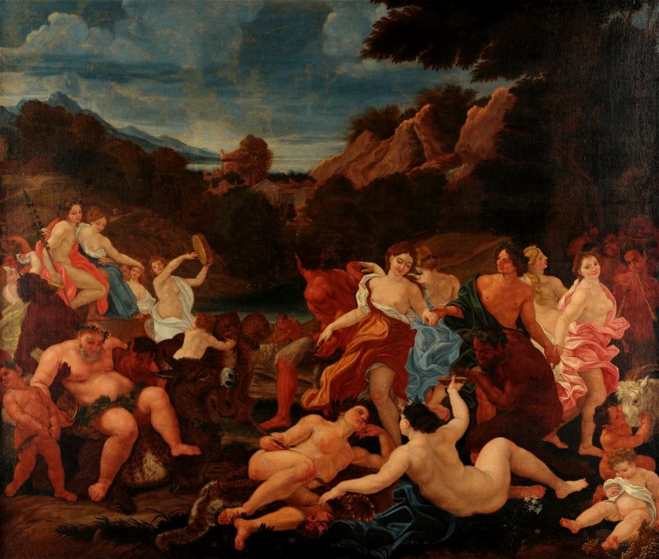 Giovanni Battista Gaulli - Baco e Ariadne