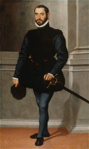 Giovanni Battista Moroni - Bearded Man in Black, 1576