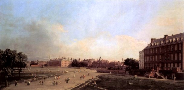 Giovanni Antonio Canal, il Canaletto - London - the Old Horse Guards from St James's Park - WGA03948