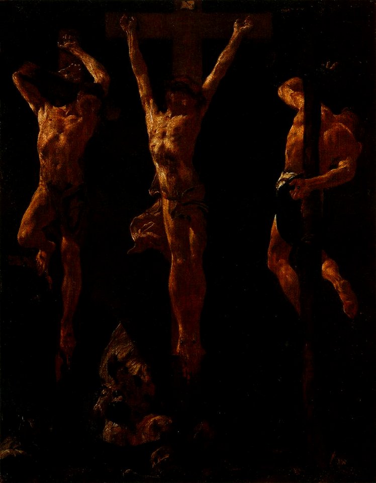 Giovanni Battista Piazzetta - Christ Crucified between the Two Thieves - WGA17417
