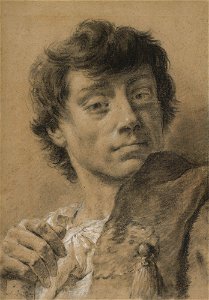 Giovanni Battista Piazzetta - Idealised self-portrait as a young man