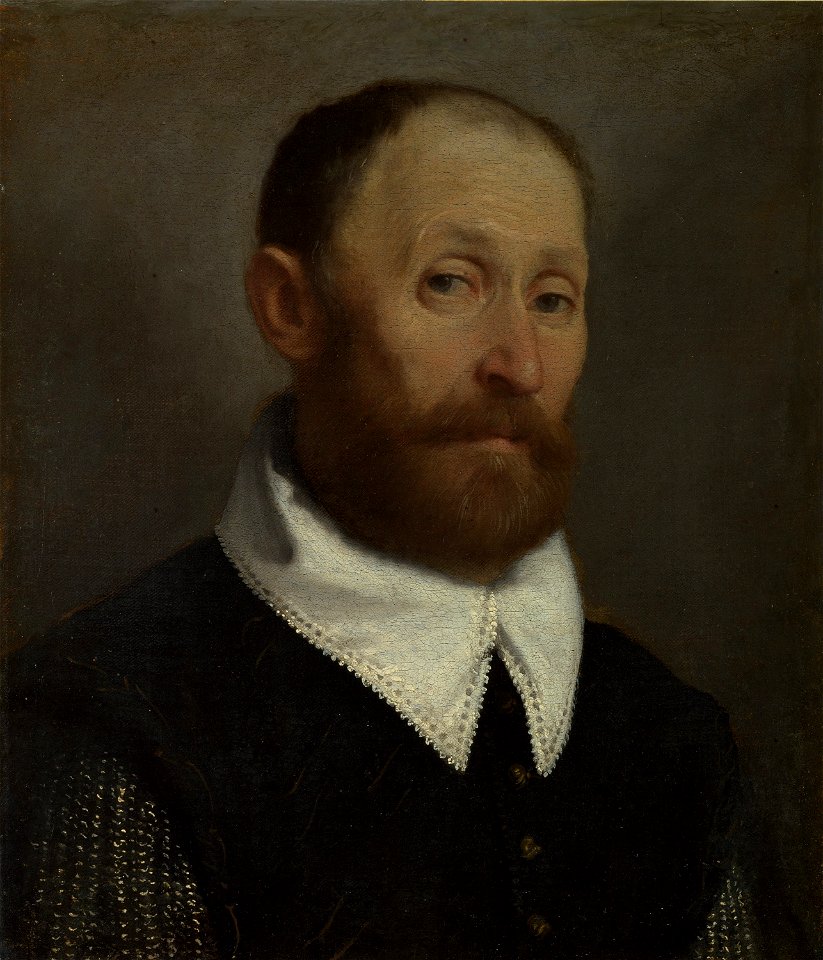 Giovanni Battista Moroni - Portrait of a Man with Raised Eyebrows - Google Art Project