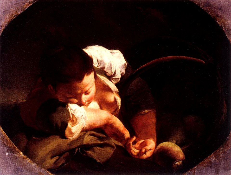 Giovanni Battista Piazzetta - Peasant Girl - WGA17430