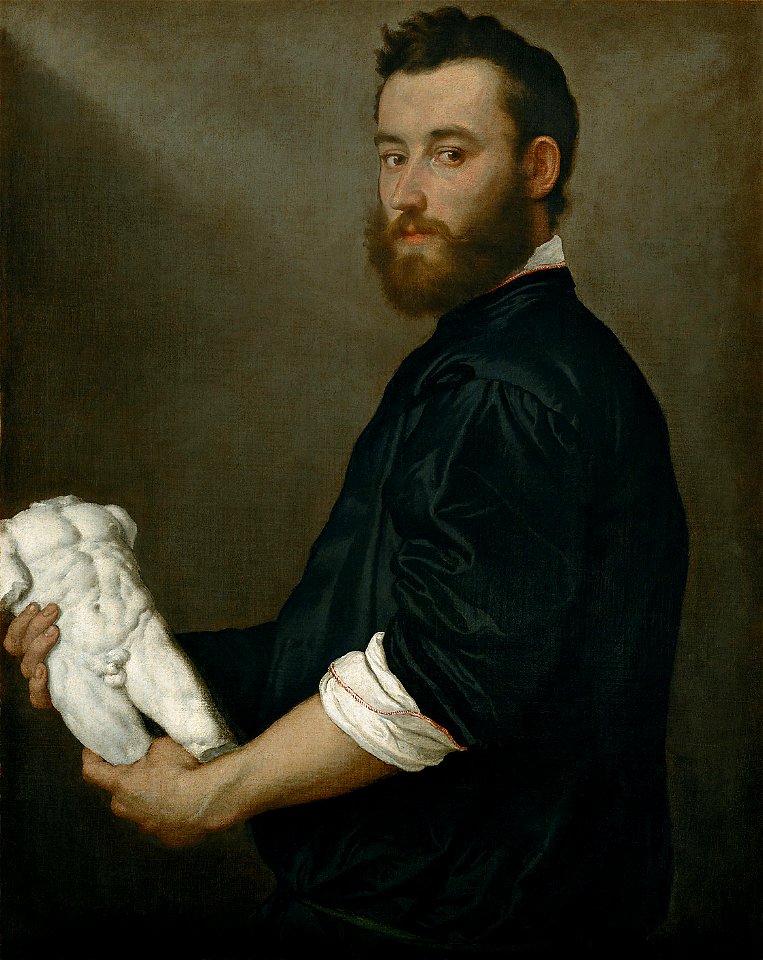 Giovanni Battista Moroni, , Kunsthistorisches Museum Wien, Gemäldegalerie - Der Bildhauer Alessandro Vittoria (1525-1608) - GG 78 - Kunsthistorisches Museum