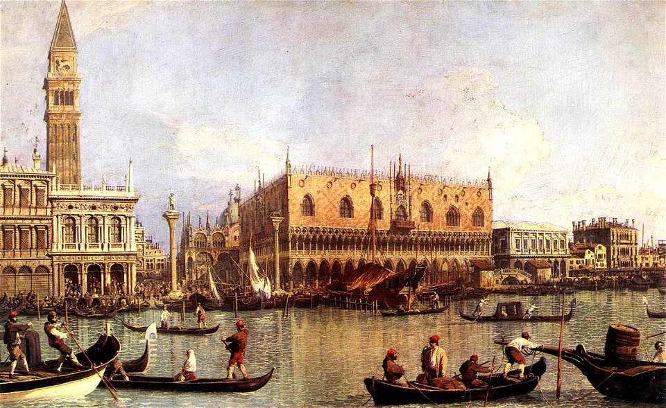Giovanni Antonio Canal, il Canaletto - Palazzo Ducale and the Piazza di San Marco - WGA03958