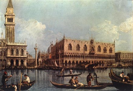 Giovanni Antonio Canal, il Canaletto - View of the Bacino di San Marco (St Mark's Basin) - WGA03899