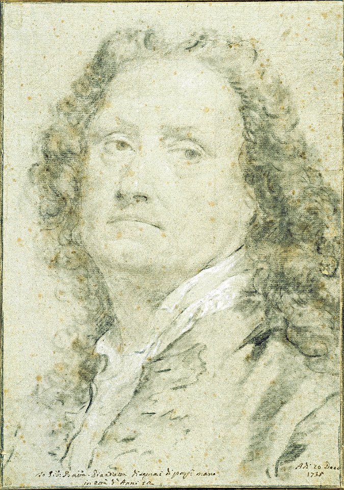 Giovanni Battista Piazzetta - Self-Portrait, 1735 - Google Art Project