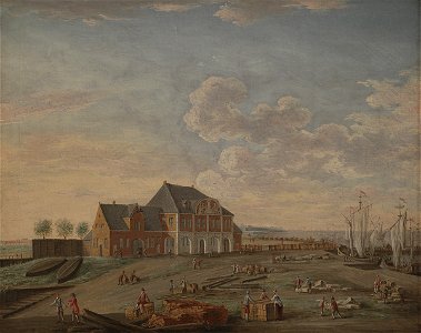 Giovanni Antonio Cesari - The Custom House of Copenhagen - KMS1709 - Statens Museum for Kunst
