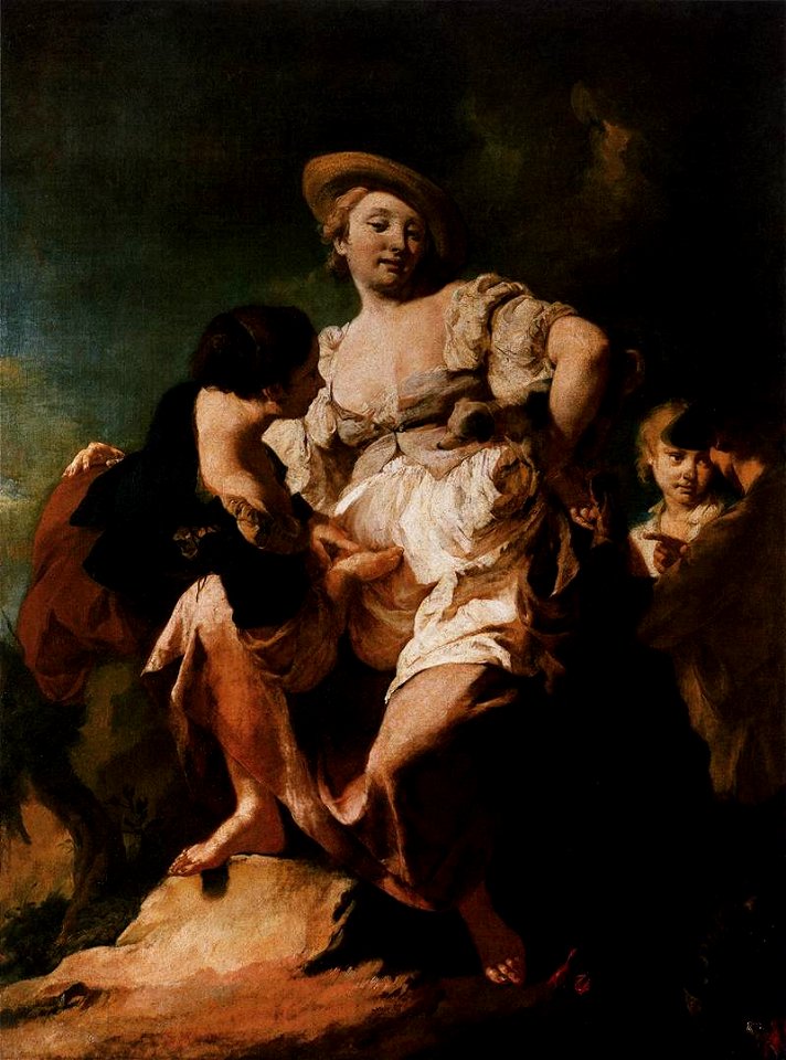 Giovanni Battista Piazzetta - The Soothsayer - WGA17432