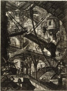 Giovanni Battista Piranesi - Le cárcere d'invenzione, 1750-3 (prancha VII)