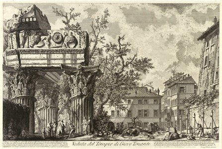Giovanni Battista Piranesi - Veduta with the Temple of Jove - Google Art Project