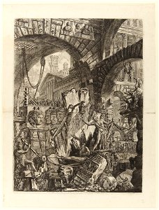Giovanni Battista Piranesi - Le Carceri d'Invenzione - Second Edition - 1761 - 02 - The Man on the Rack