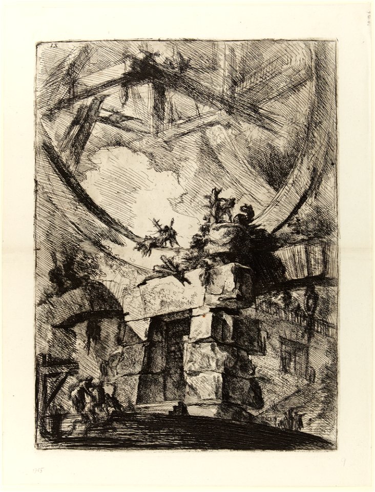 Giovanni Battista Piranesi - Le Carceri d'Invenzione - Second Edition - 1761 - 09 - The Giant Wheel