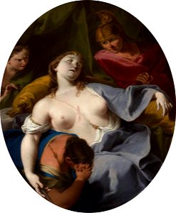 Giovanni Battista Pittoni the younger (1687-1767) - Death of Lucretia - 266908 - National Trust