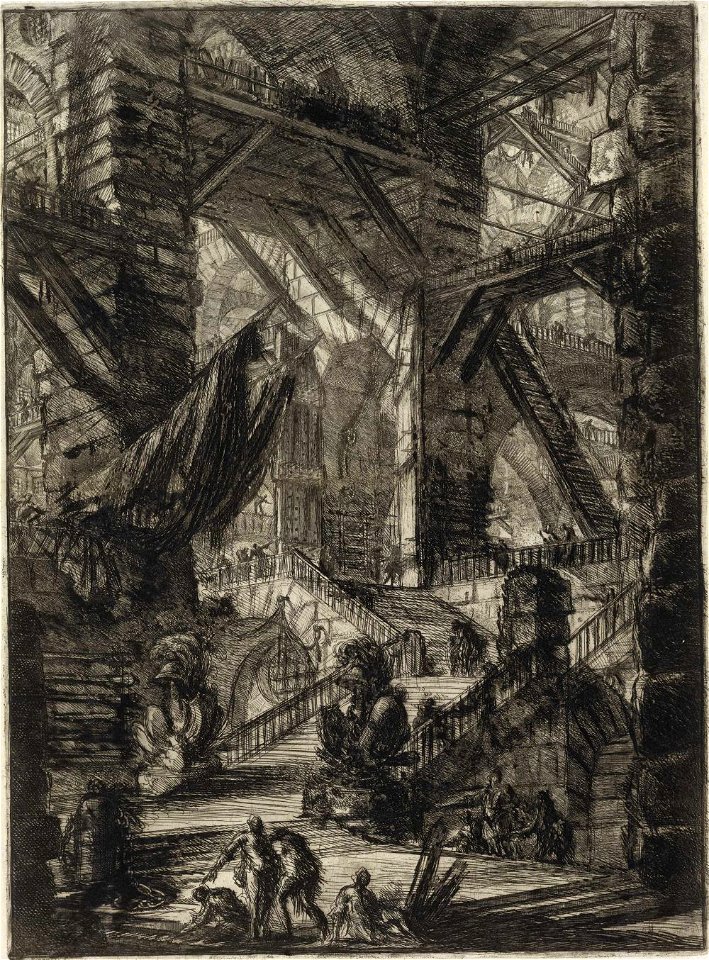 Giovanni Battista Piranesi - Le carceri d'invenzione, 1750-3 (prancha VIII)