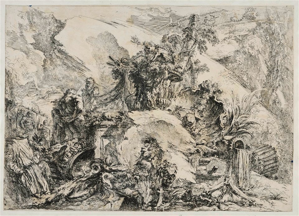Giovanni Battista Piranesi, Capriccio grottesco, vers 1748